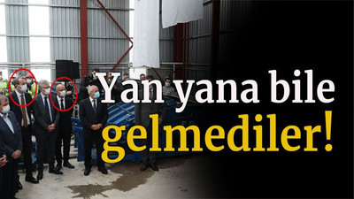 Yan yana bile gelmediler!